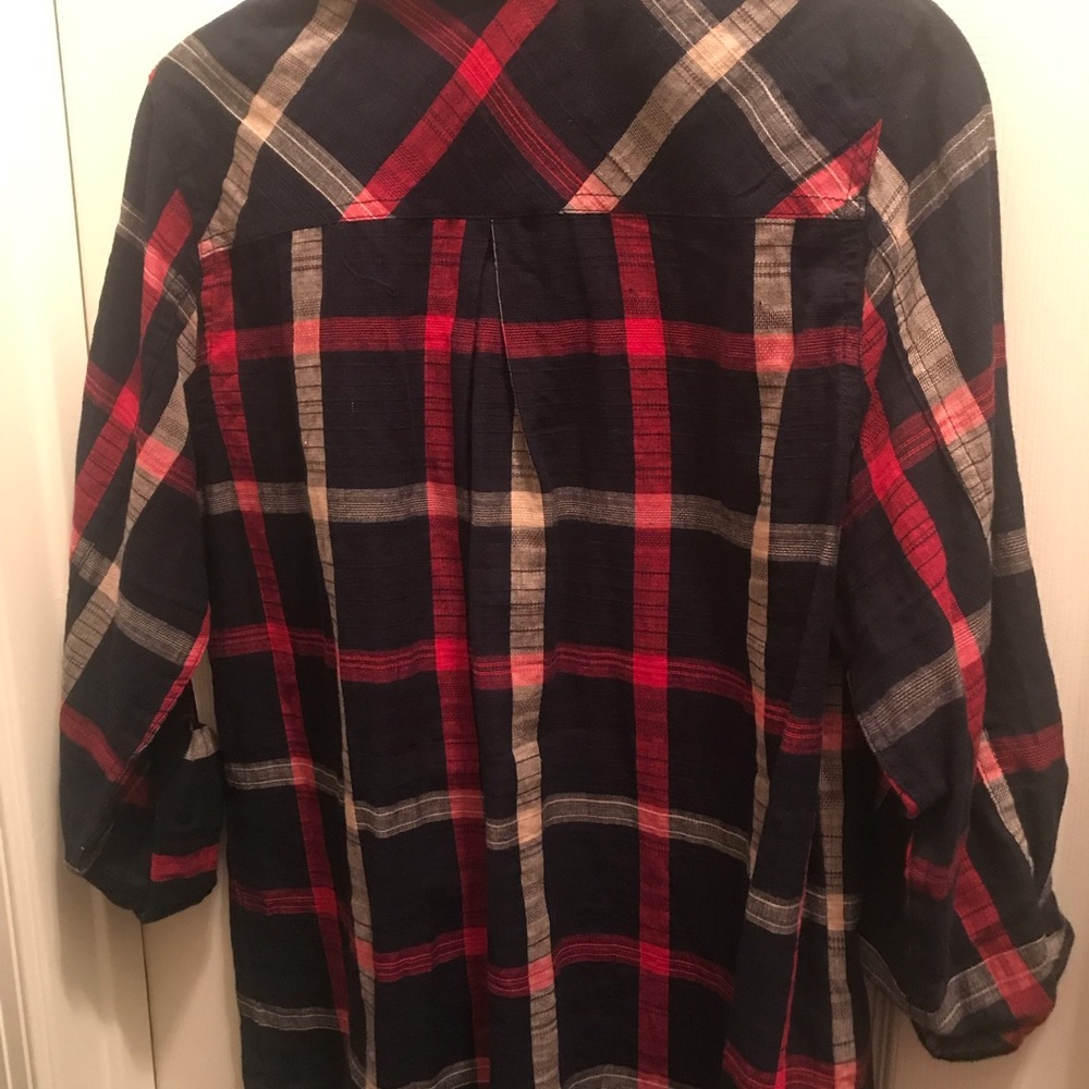 Skies Are Blue plaid button up